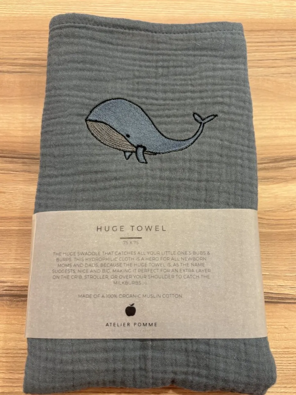 Atelier Pomme | HUGE MISTY BLUE | WILLY WHALE