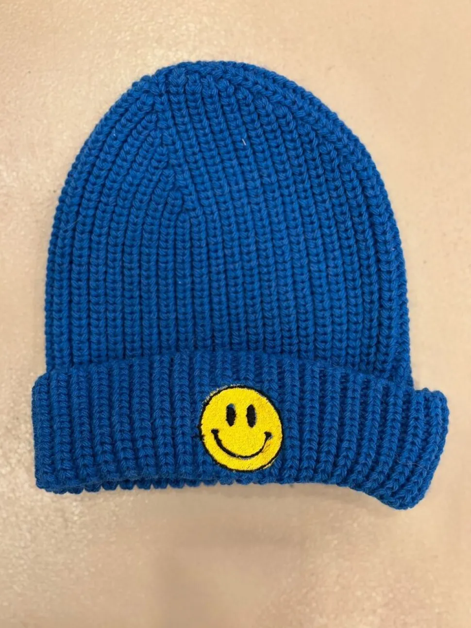 Atelier Pomme | ROCK THAT BEANIE - BLUE | SMILEY | 3-8Y