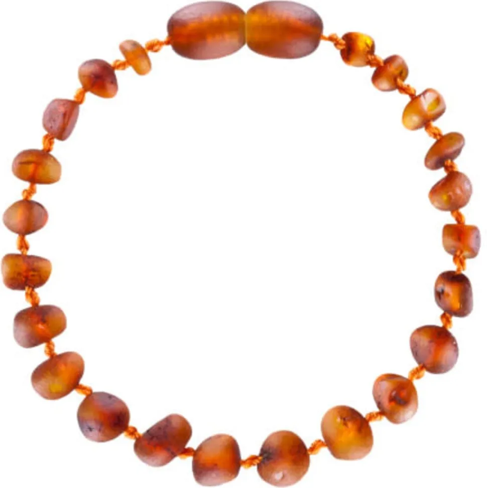 Barnsteen | Armband | Baroque Cognac Ruw | 16 cm