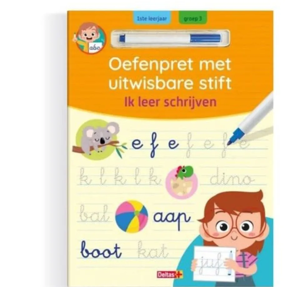 Boek | Oefenpret met uitwisbare stift | Ik leer schrijven