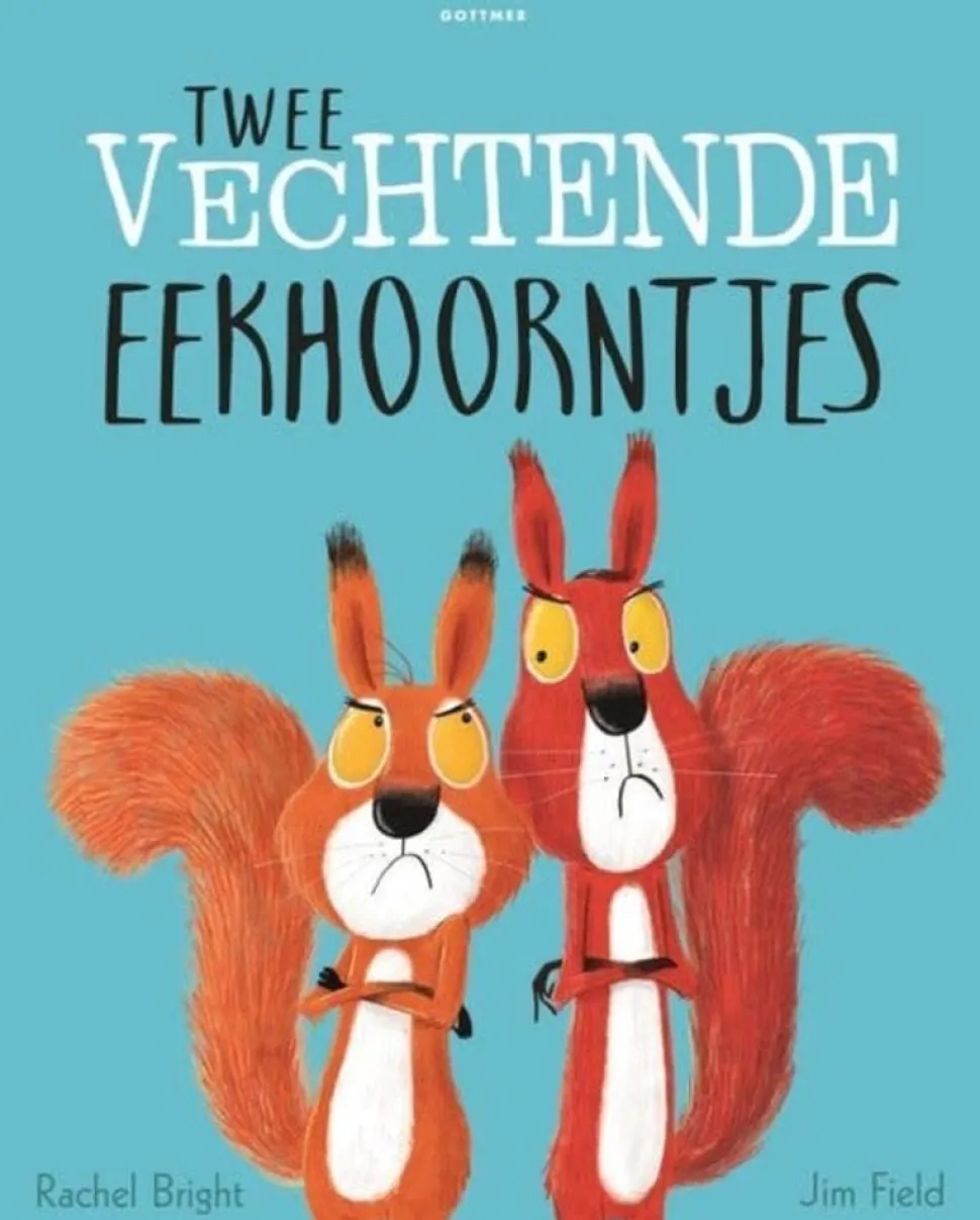Boek - Twee vechtende eekhoorntjes