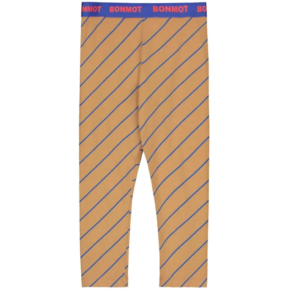 Bonmot | Diagonal lines legging | Wood