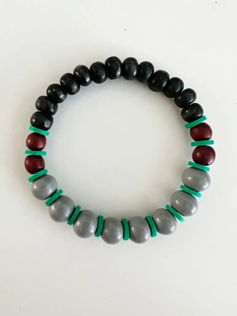 By Melo | Armband | Grijs kralen