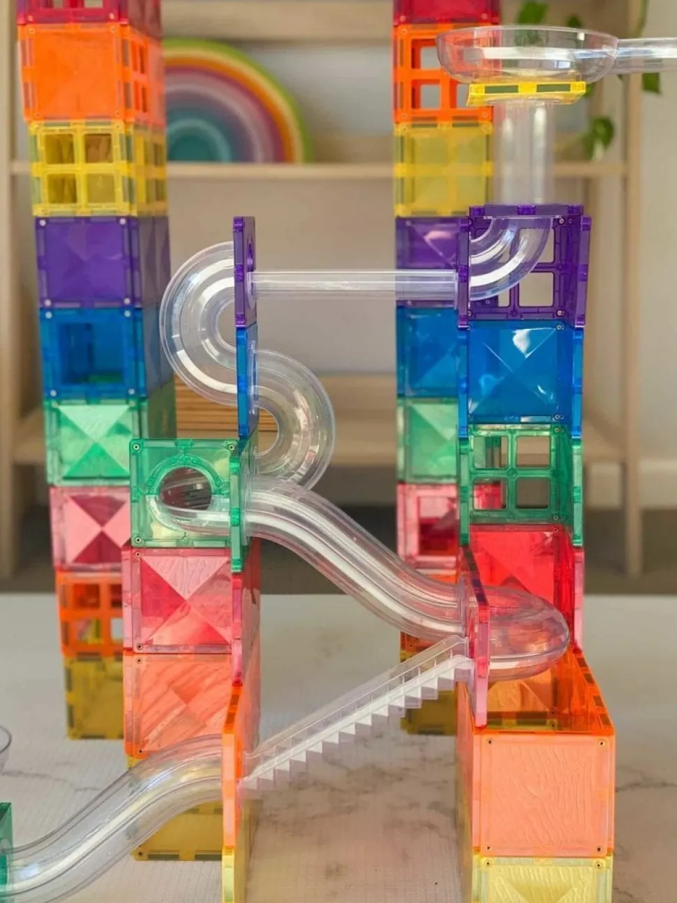 Connetix Tiles | Ball Run Pack EU I 92 Pieces