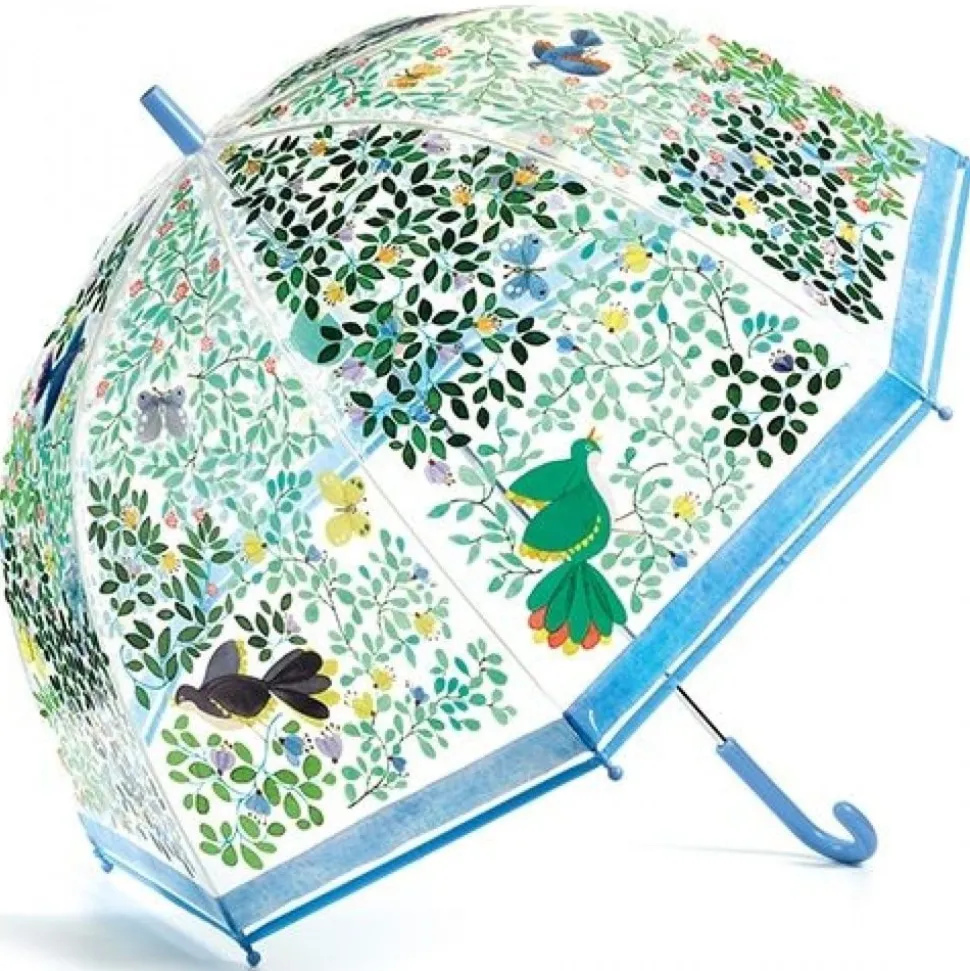 Djeco: Grote kinderparaplu - Bloemen en vogels