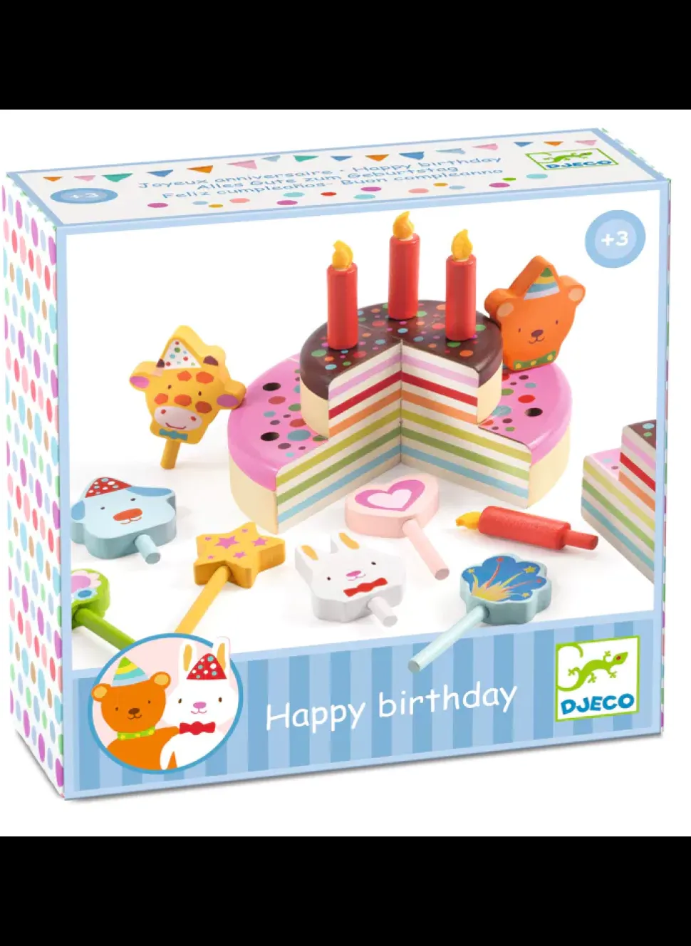 Djeco | Happy birthday | Speelgoed verjaardagstaart