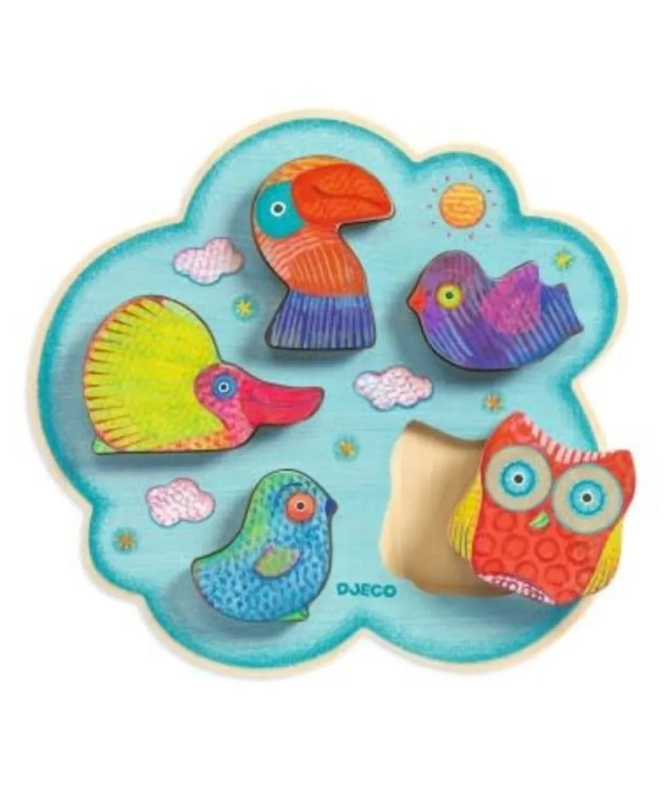 Djeco - Houten puzzel Toucanco