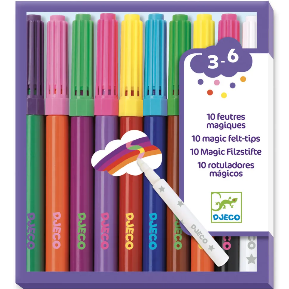 Djeco - Magische viltstiften 10 stuks