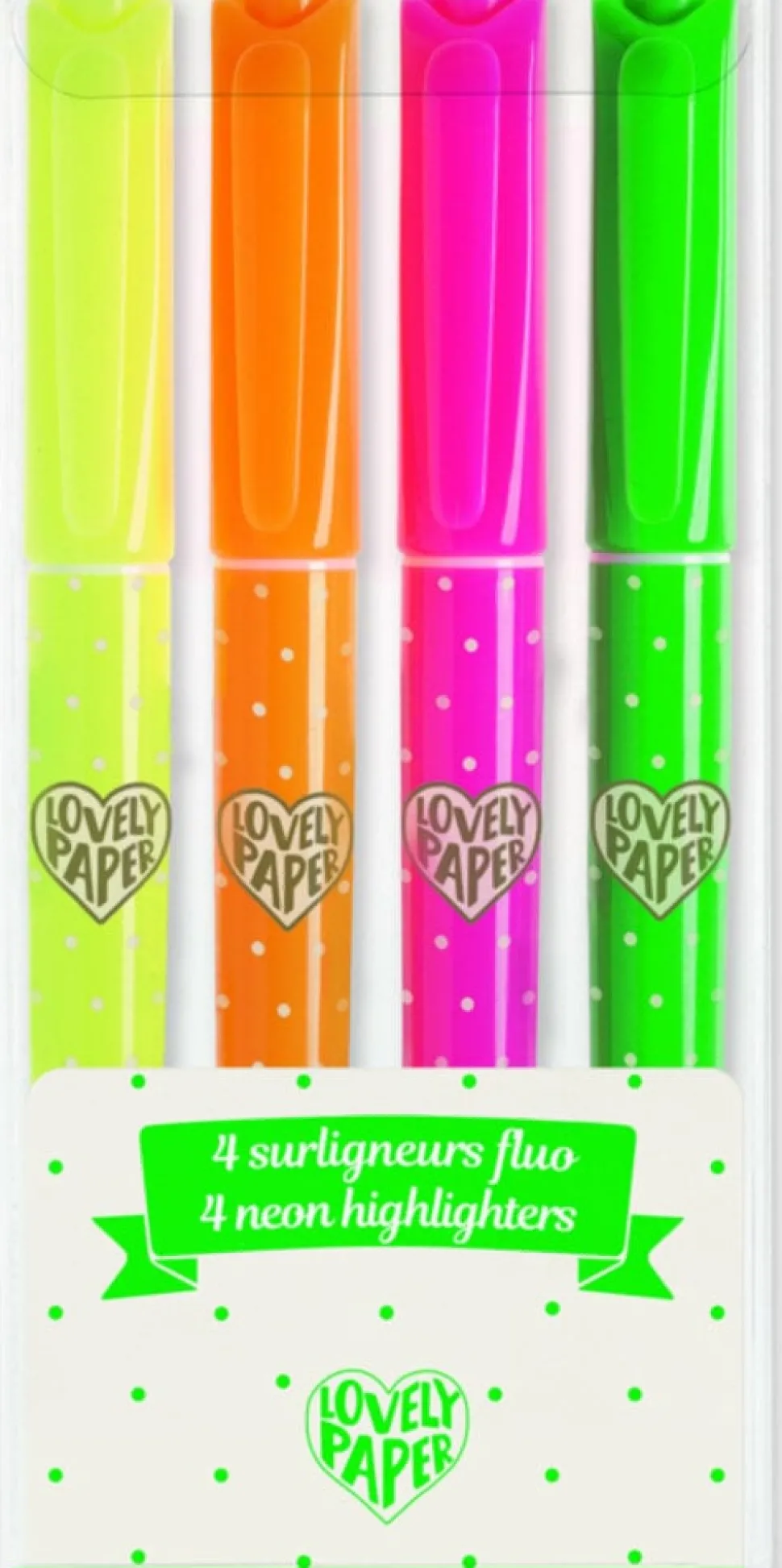 Djeco | Neon highlighters 4 stuks