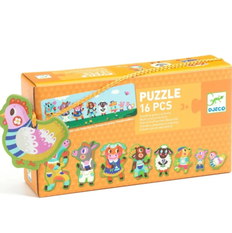 Djeco | Puzzel Groot naar klein | Boerderij