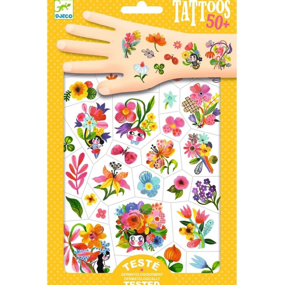 Djeco: Tattoos – Aqua flor
