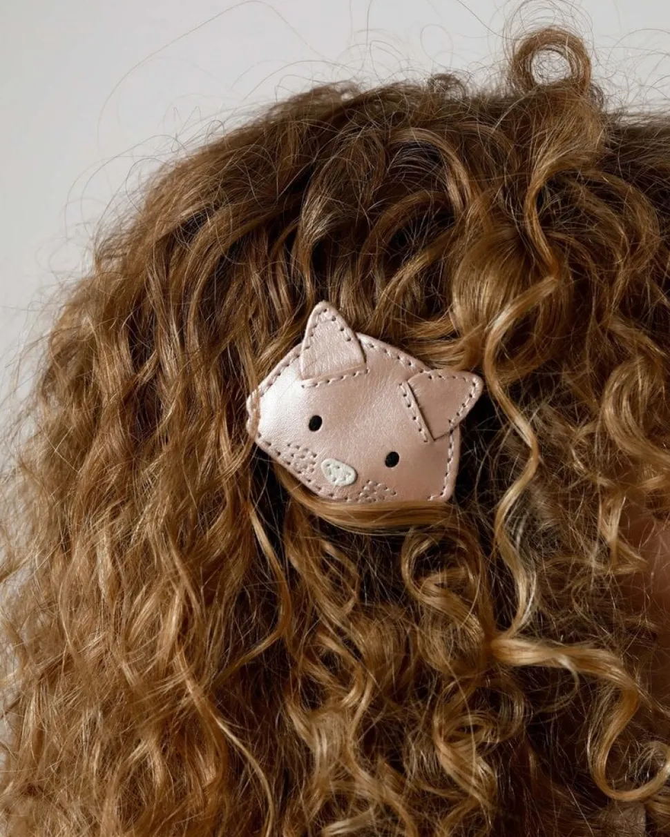Donsje Amsterdam | Blinc Clip | Cat | Rose Metallic Leather