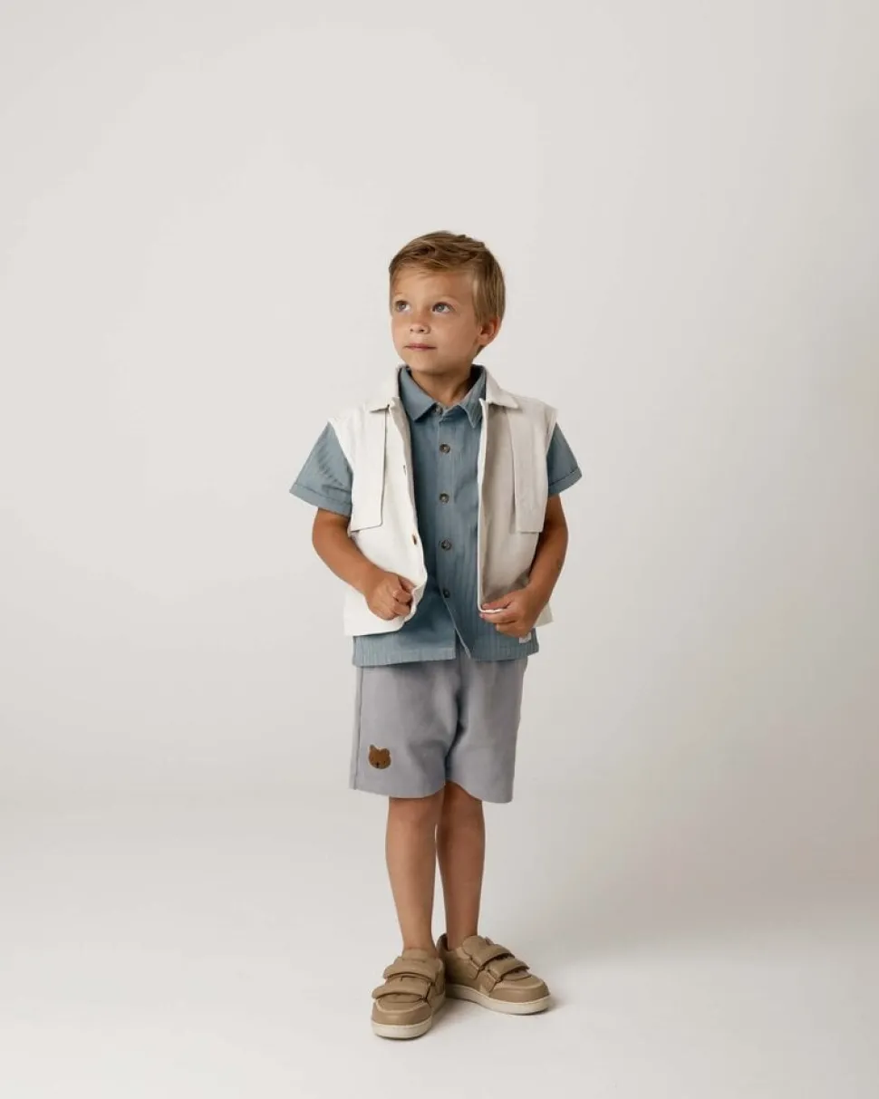 Donsje Amsterdam | Ithri Shorts | Bear | Foggy Blue