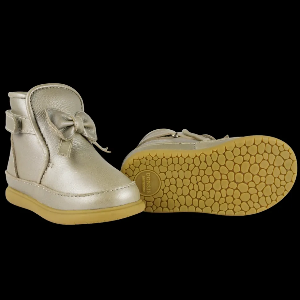 Donsje Amsterdam | Cemilla Shoes | Champagne Metallic Leather