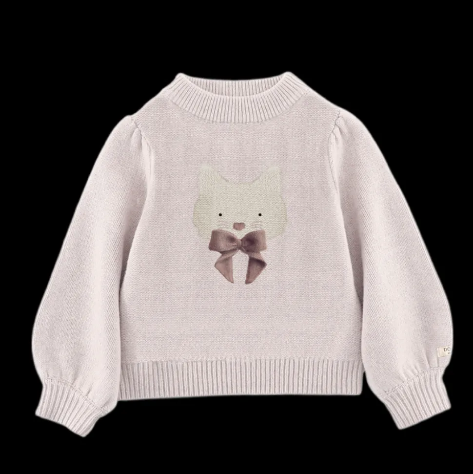 Donsje Amsterdam | Denna Merino Wool Sweater | Cat | Ash Rose