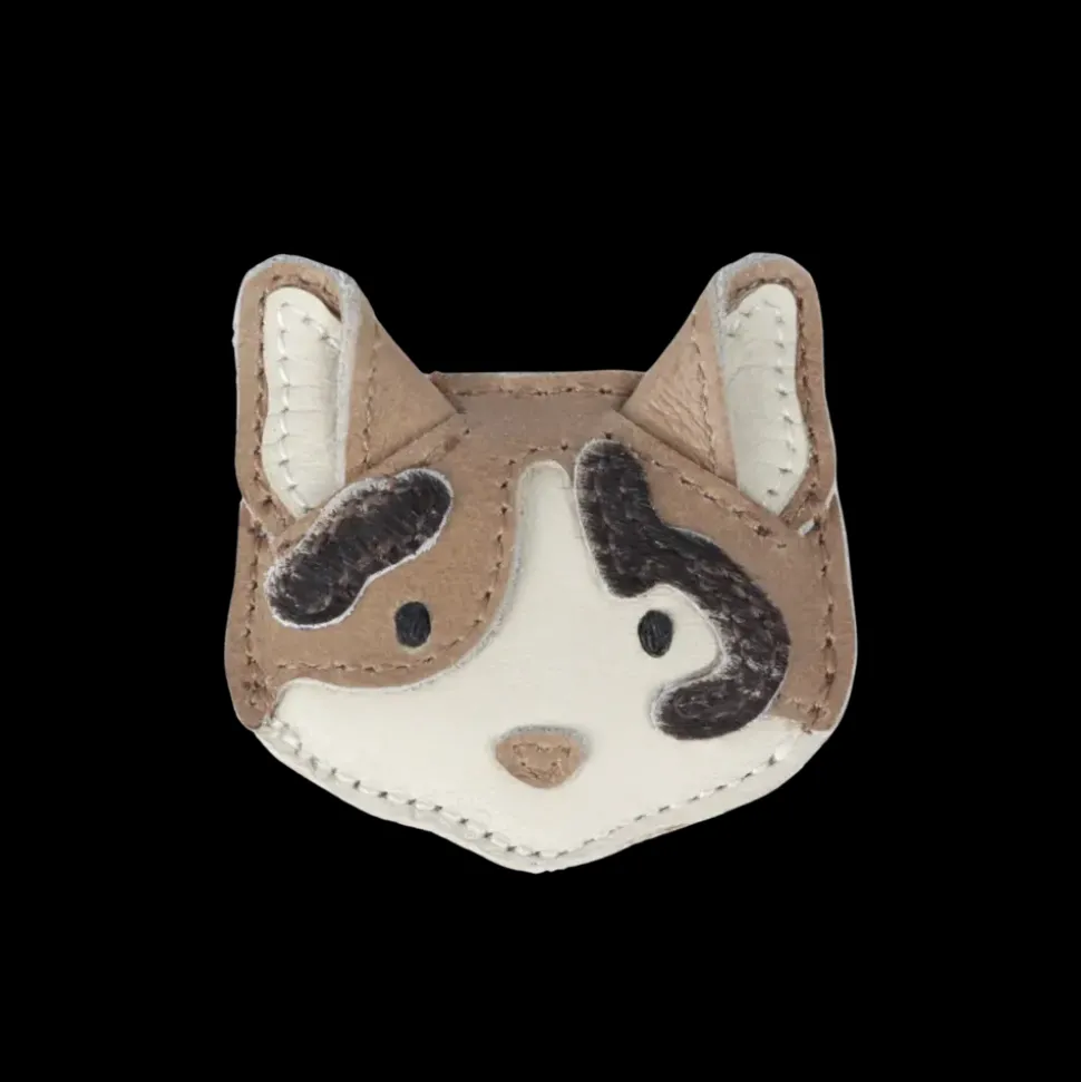 Donsje Amsterdam | Josy Exclusive Hair Tie | Calico Cat | Nutmeg Leather