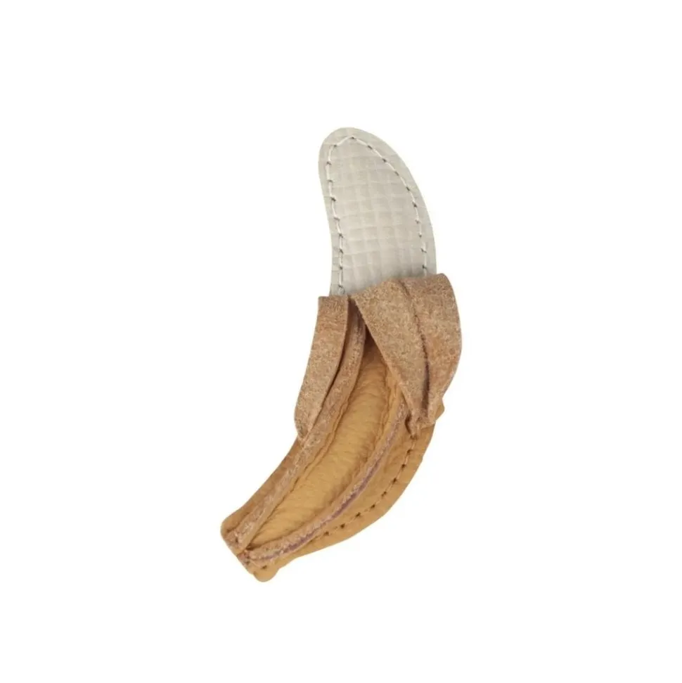 Donsje Amsterdam | Nanoe Fruit Hairclip | Banana | Caramel Nubuck