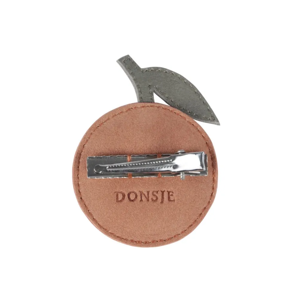 donsje_amsterdam__nanoe_f_2-1.webp Donsje Amsterdam | Nanoe Fruit Hairclip | Grapefruit | Walnut Nubuck