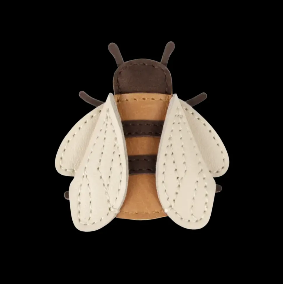 Donsje Amsterdam | Zaza Sky Hairclip | Bee | Camel Classic Leather