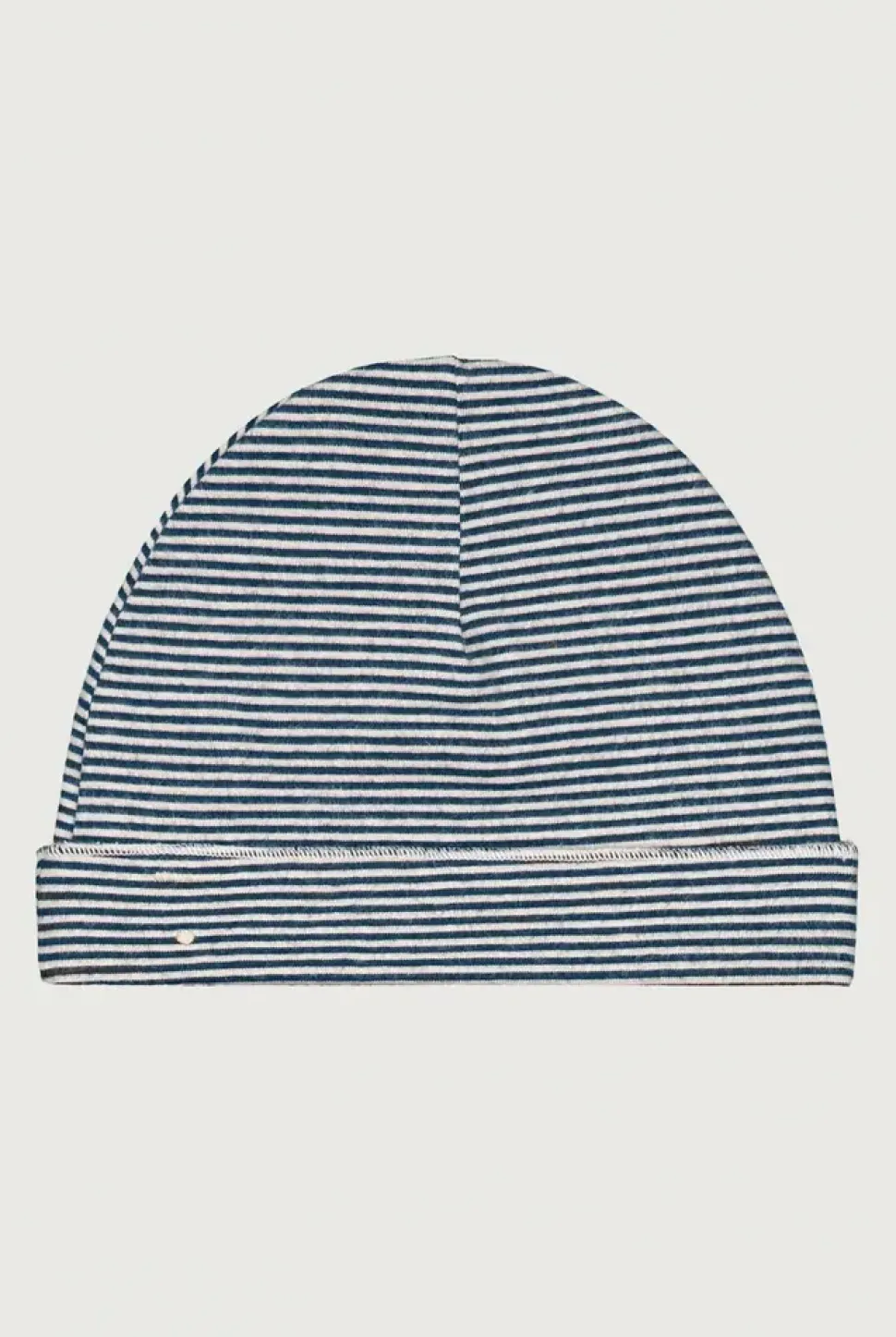 Gray Label | Baby Beanie GOTS | Blue Grey - Cream