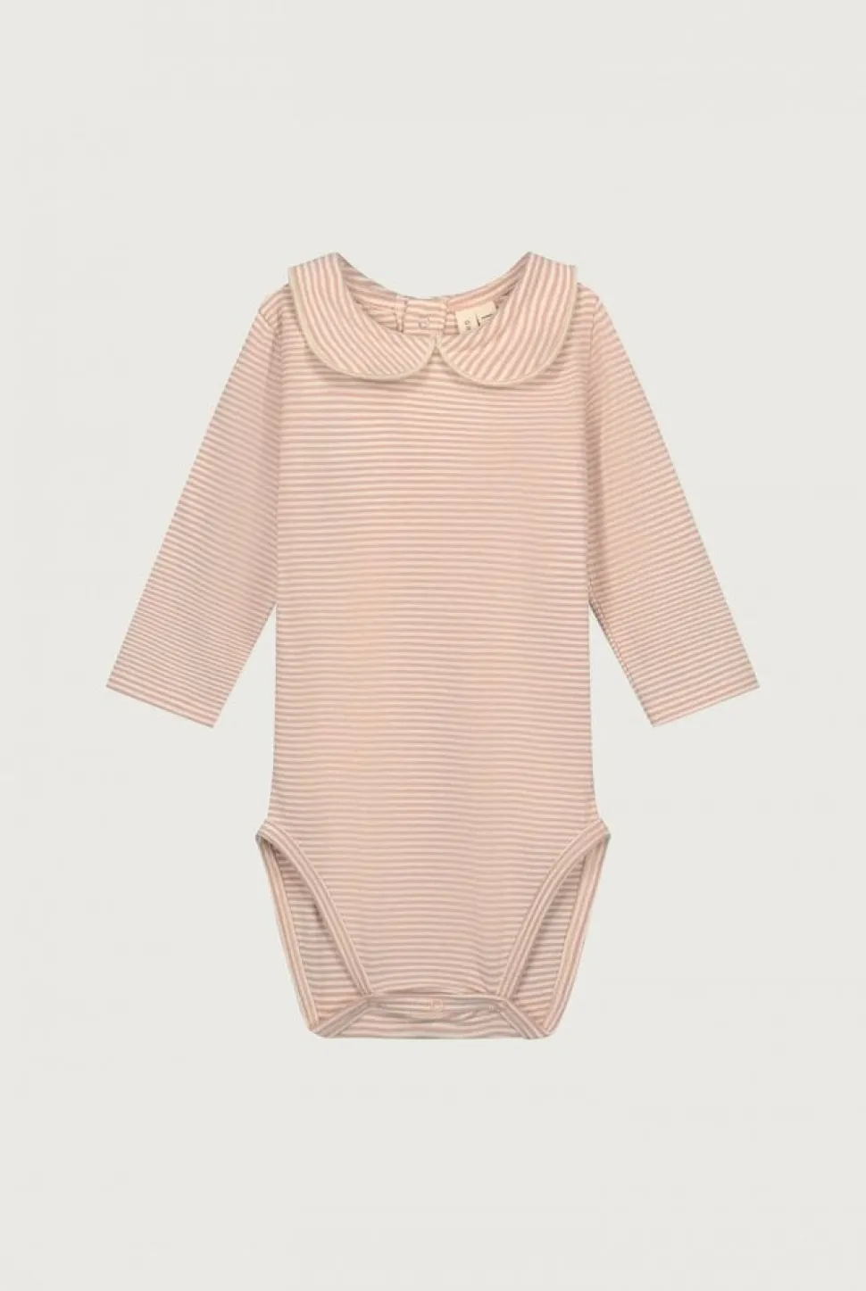 Gray Label | Baby Collar Onesie GOTS | Faded Pink - Cream