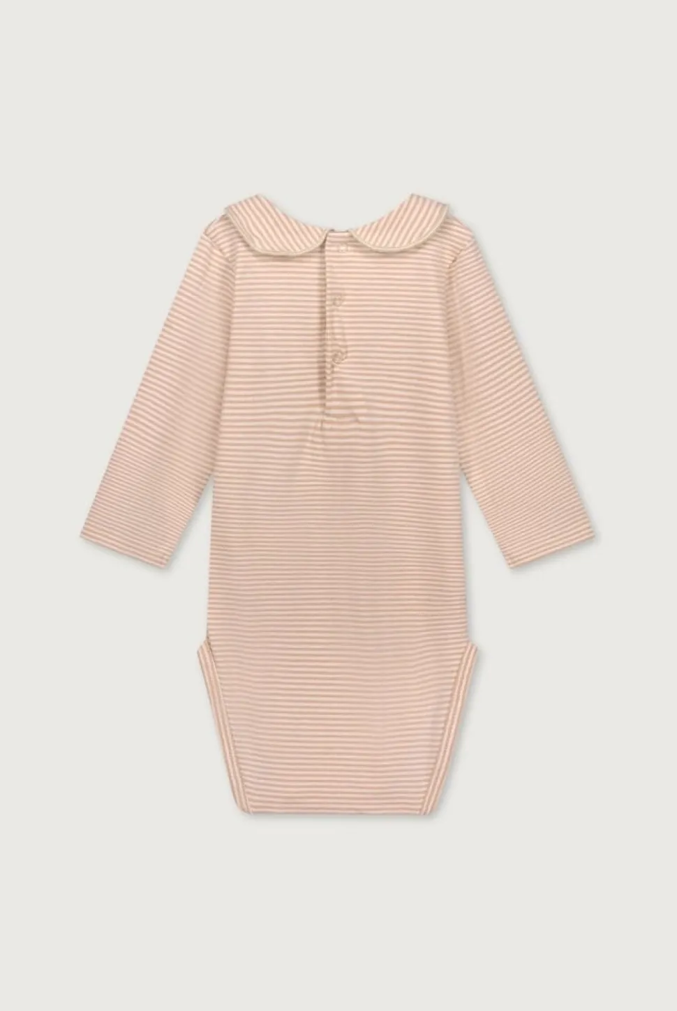 Gray Label | Baby Collar Onesie GOTS | Faded Pink - Cream