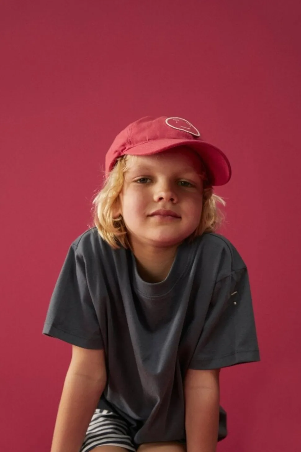 Gray Label | Baseball Cap GOTS | Cherry