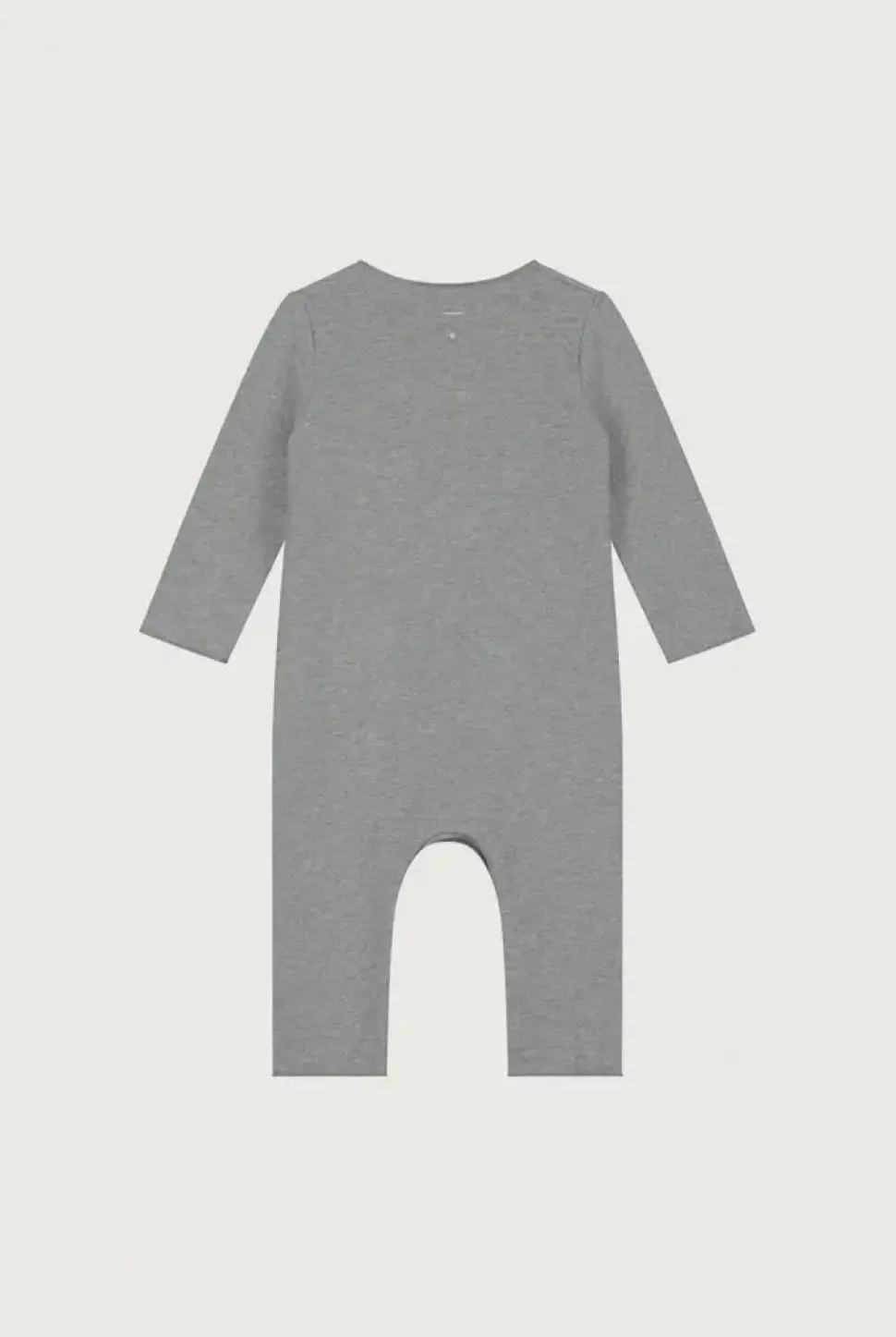 Gray Label | 0M Suit with Snaps GOTS | Grey Melange