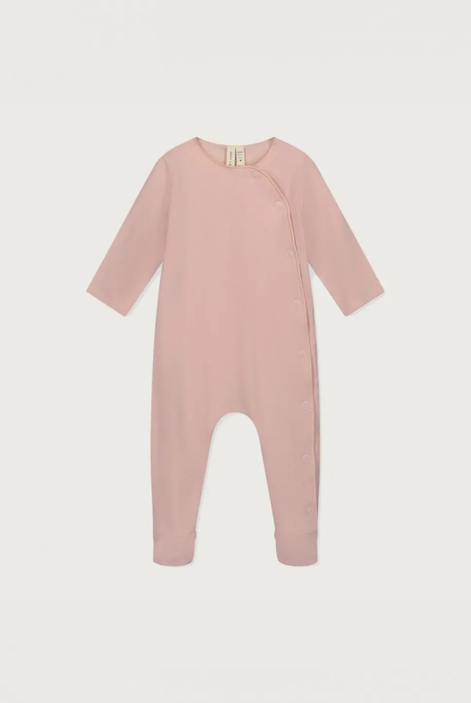 Gray Label | Newborn Suit with Snaps GOTS | Faded Pink