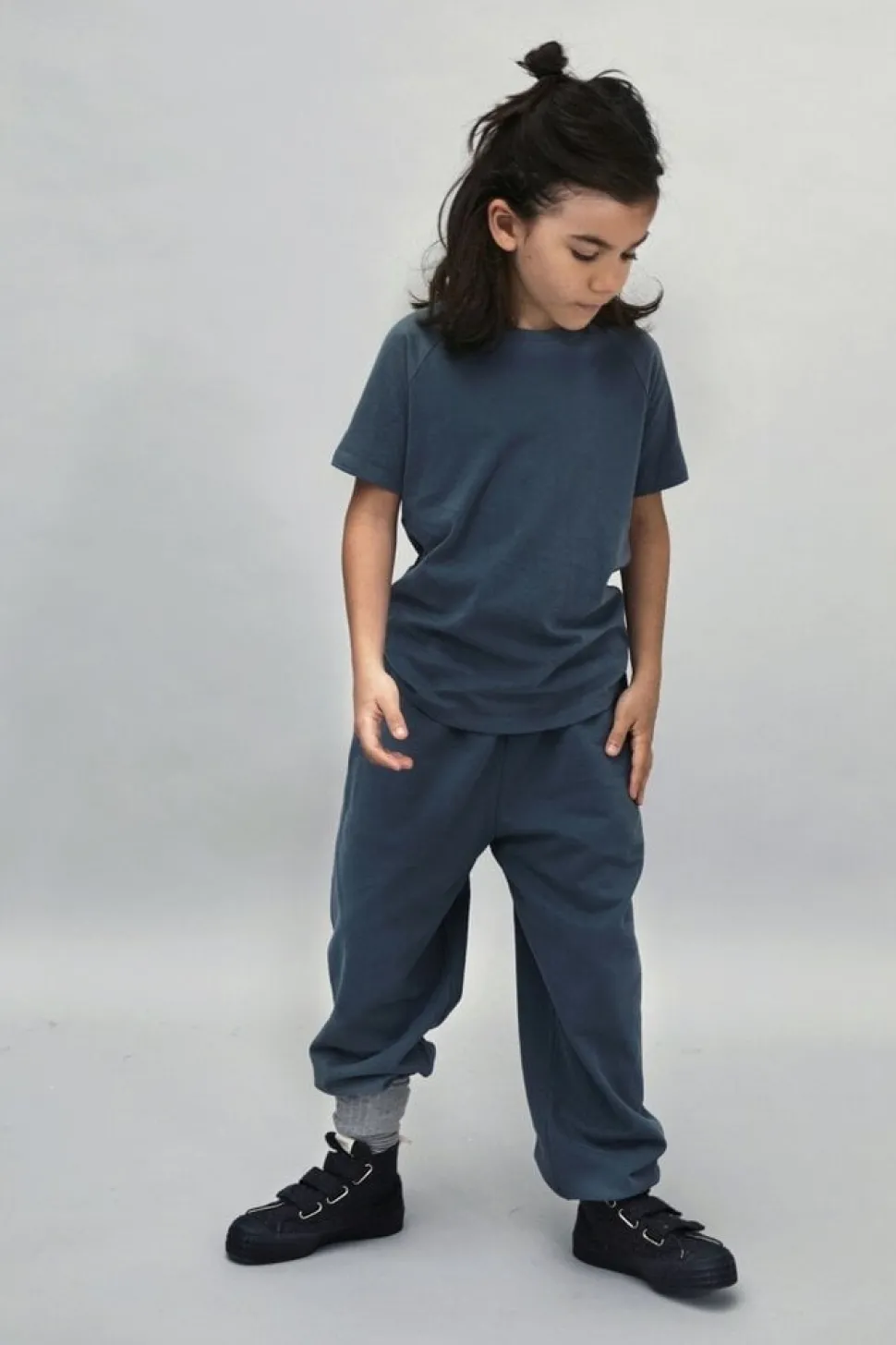 Gray Label | Track Pants GOTS | Blue Grey