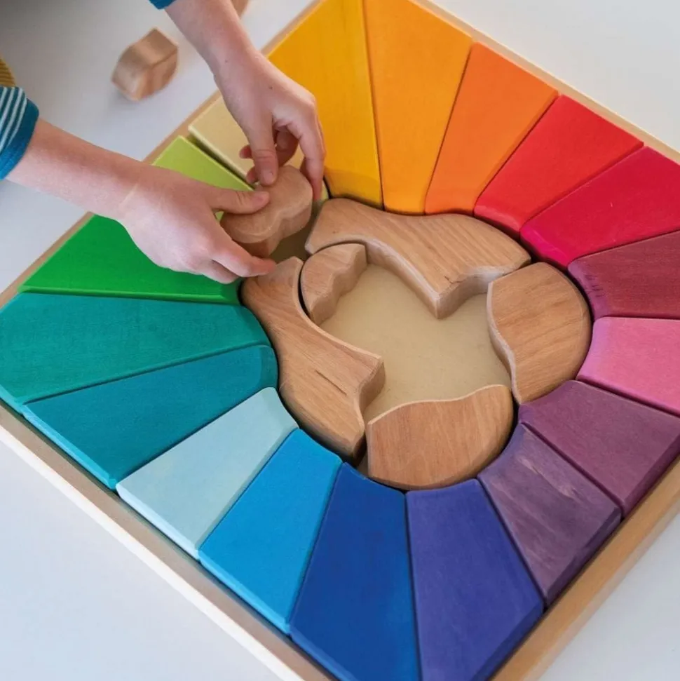 Grimm's | Building Set Rainbow Lion