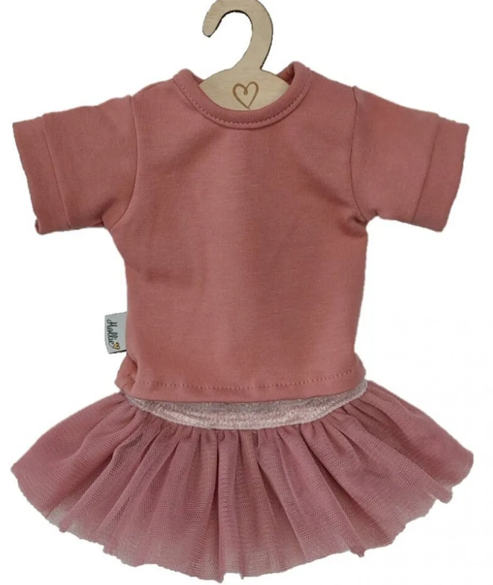 Hollie | Poppenrok en -shirt candy old rose