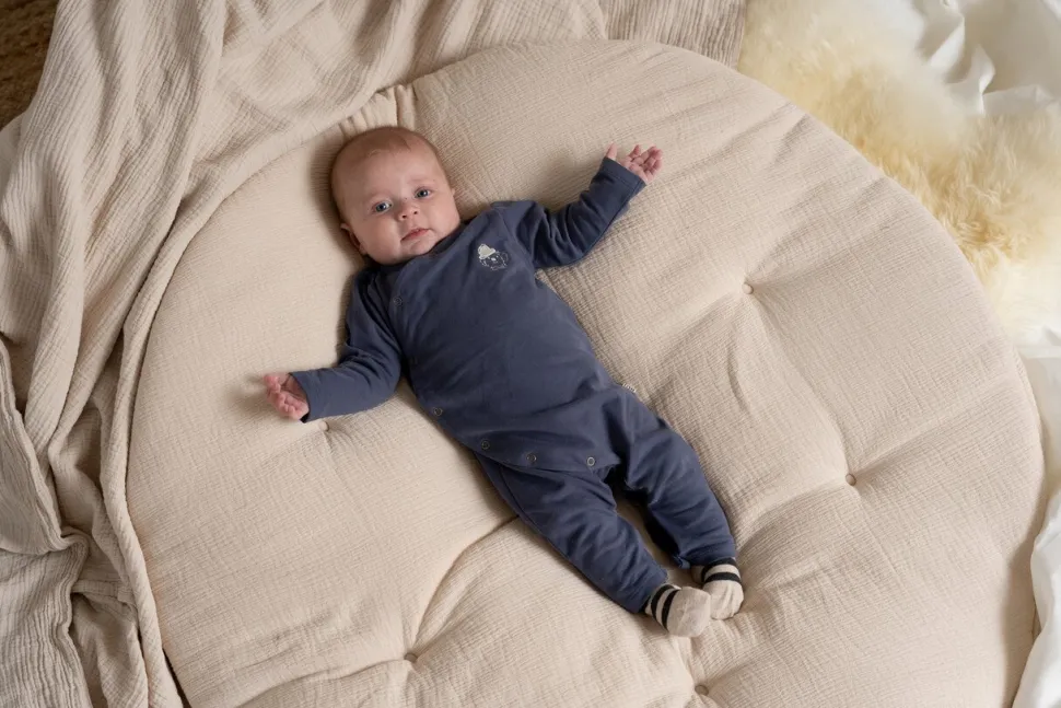 House of Jamie | Newborn Boys Babysuit | Stardust Blue