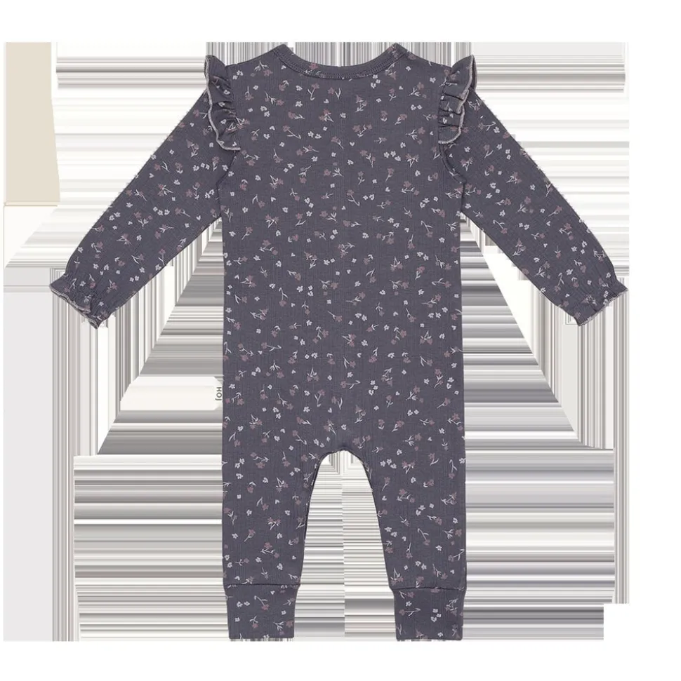 House of Jamie | Ruffled Button Jumpsuit | Stardust Floral