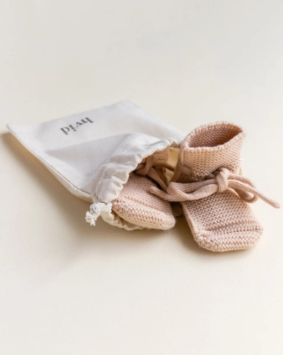 Hvid | Booties | Apricot 0-9 months