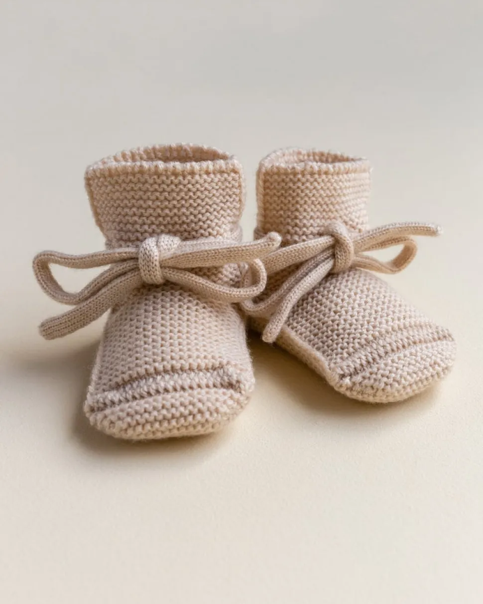 Hvid | Booties | Oat | 0 -9 months