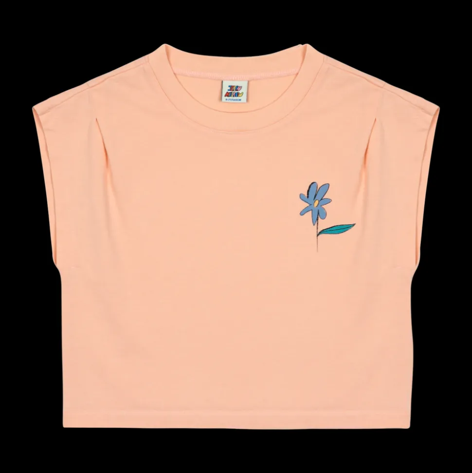Jelly Mallow | Single Flower T-shirt | Choral Pink