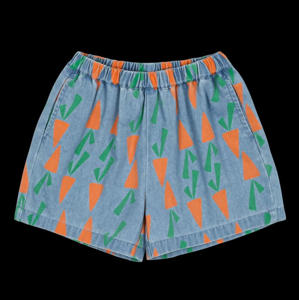 Jelly Mallow | Carrot Denim Shorts Blue | Denim