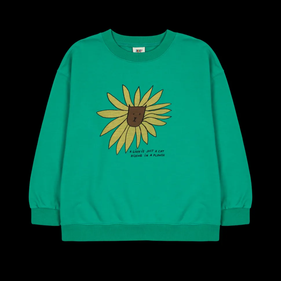 Jelly Mallow | Lion Sweatshirt | Green