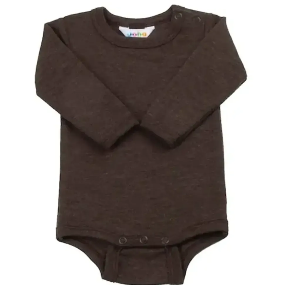 Joha | Wollen romper | Dark Brown