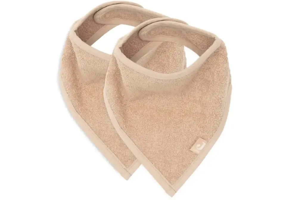Jollein | Slab Bandana | Biscuit | 2 Stuks