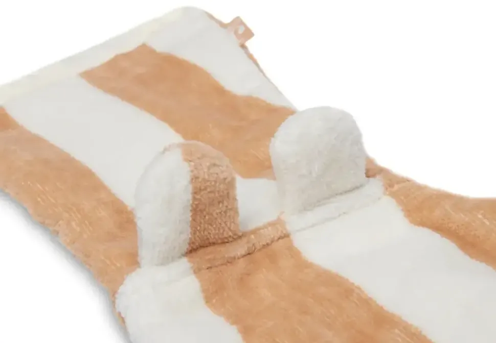 Jollein | Washand Stripe Terry - Biscuit - GOTS