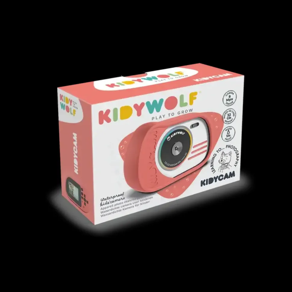Kidywolf | Kidycam | Digitaal kindercamera waterdicht | Roze