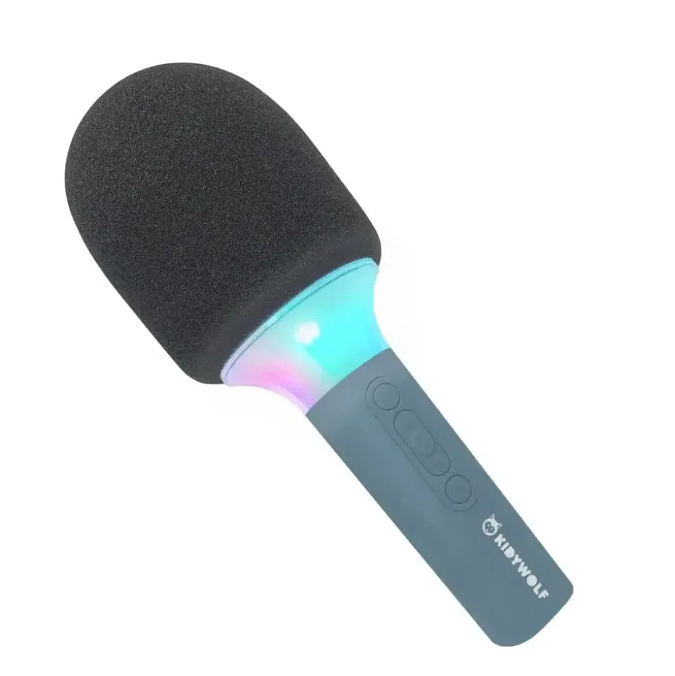 Kidywolf | Kidymic Karaoke Micro Met Led | Blue