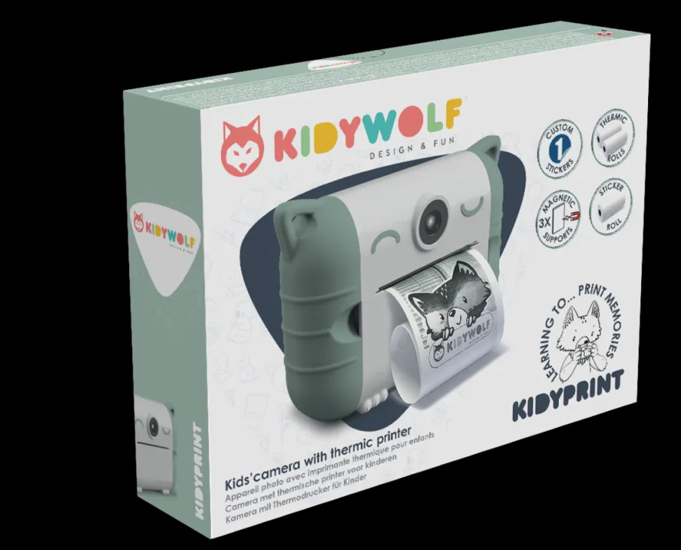 Kidywolf | Kidyprint | Fototoestel met thermische printer | Groen