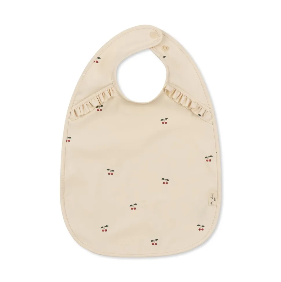 Konges Sløjd | 2 Pack Dinner Bib Frill | Cherry/Burlwood