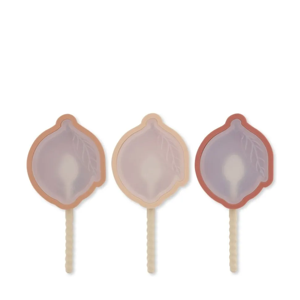 Konges Sløjd | 3 Pack Ice Cream Molds Lemon | Rose Mix