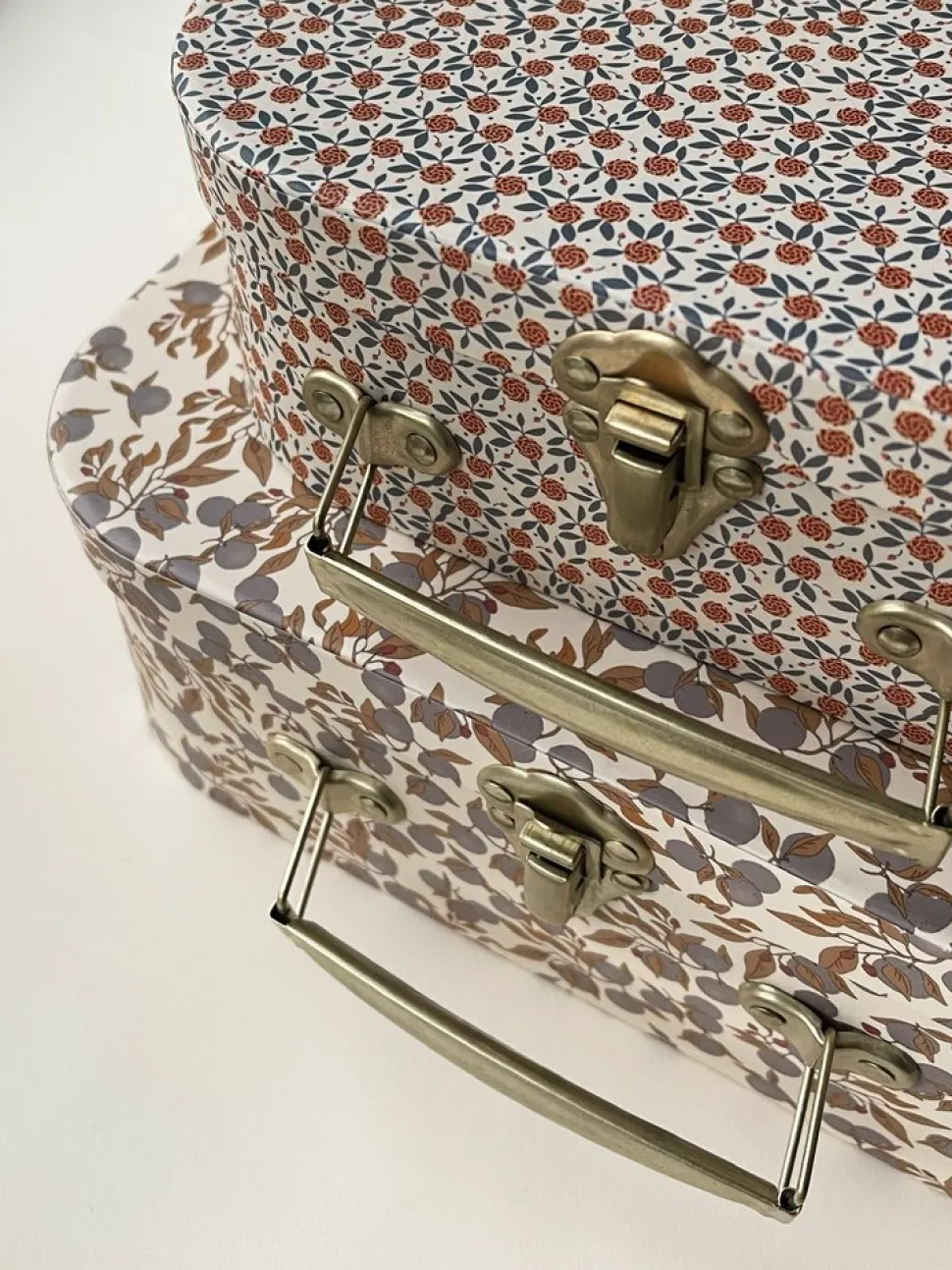Konges Sløjd | 2 Pack Suitcase | Orangerie Bleu/Fleur De Glace