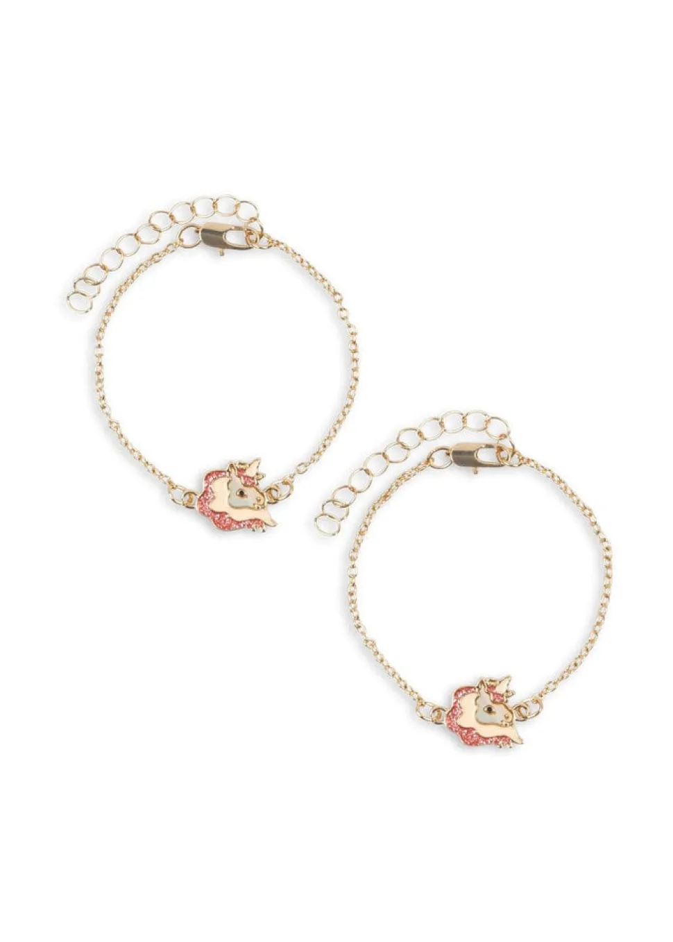 Konges Sløjd | 2 Pack Unicorn Bestie Bracelets | Gold