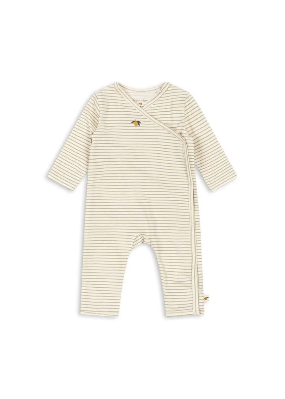 Konges Sløjd | Basic Newborn Onesie Gots | Tea Stripe